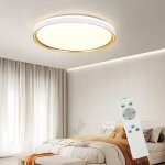 Gbly ? plafonnier led dimmable 18w ? 30 cm avec t�l�commande ? couleurs r�glables 3000k / 4000k / 6500k ...