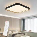 Gbly plafonnier led dimmable avec t�l�commande , 32w luminaire plafonnier moderne - lampe de chambre ...