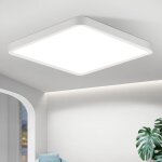 Gbly plafonnier plat led - 23 cm ampoule de salle de bain blanc 18 w plafonnier �clairage de plafond ...