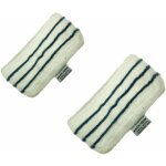 Black&decker - lot de 2 lingettes patins pour nettoyeur steam mop black + decker Black&decker - lot de 2 lingettes patins pour nettoyeur steam mop black + decker