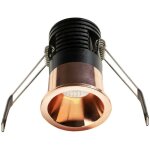 G. e. a. luce - gea led gfa1112n spot encastrable aluminium rose led 4000k 430lm spot led int�gr� rond ...
