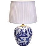 Geborg - lampe de table d'intérieur à 1 lumière bleue avec abat - jour conique, e27 - markslojd Geborg - lampe de table d'intérieur à 1 lumière bleue avec abat - jour conique, e27 - markslojd