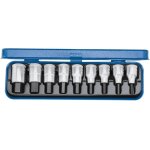 Jeu de cl�s � douille in 19 pm 9 pi�ces 1 / 2 po. 5 - 17 mm pour 6 pans int�rieurs