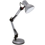 Lampe de bureau articule grise - mtal