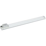 Gefom - rglette led cuisine 68 cm avec interrupteur et prise - argent