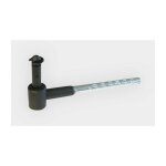 Gefradis - gond de 14 mm � scellement chimique en acier surmoul� avec son axe pour volet battant