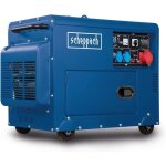 Gnrateur lectrique diesel sg5200d avec dmarrage lectrique - 7, 7 cv - 5000 w - 2 x 230 v, 1 x prise ...