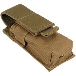 Generic sacoche de lampe torche batterie nylon imperm�able pour camping et randonn�e - kaki (brun), 14x5. ...