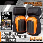 Genouill�res rembourrage en mousse eva avec coussin en gel confortables et sangles r�glables pour travailler, ...