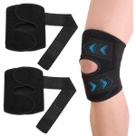 Genouill�re sport, 2pcs r�glable genouill�re rotulienne et ligamentaire, g - enouill�re avec stabilisateurs ...