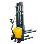 Gerbeur semi - �lectrique - hauteur de lev�e max 1600mm - charge max 1000kg - 1841043166