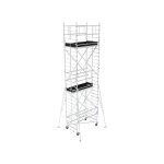 Geruest experten - echafaudage roulant alu - hauteur de travail max 5. 30m - tls0320t Geruest experten - echafaudage roulant alu - hauteur de travail max 5. 30m - tls0320t