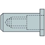 Gesipa cap �crous rivets aveugles alu m 6 x 9 x 24, 5 100 pi�ces
