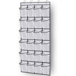 Gestionnaire de chaussures sur la porte gain de place rangement de chaussures sur la porte 24 poches ...