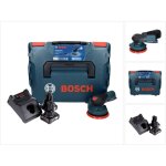 Bosch gex 12v - 125 professional ponceuse excentrique sans fil 12 v 125 mm brushless + 2x batteries 6, ...