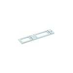 Geze - plaque de montage pour ferme - porte ts 4000 / 5000 - blanc ral 9010