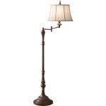 Gibson - lampadaire � 1 lumi�re, brun antique, e27 - elstead