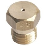Gicleur gaz butane bruleur aux. 48 pour cuisiniere ariston - . . .