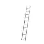 Gierre - echelle aluminium simple e'le'ment 12 marches h 340 cm barreaux section carre'e et pied montant ...