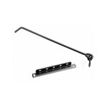 Crochet a visser avec cremaillere d8x400 - 6x30 - cataphorese noir