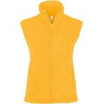 Gilet micropolaire sans manches femme kariban m�lodie jaune m