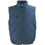 Gilet matelassé de travail sans manche chouka - bleu marine 2xl - 56 / 58 Gilet matelassé de travail sans manche chouka - bleu marine 2xl - 56 / 58