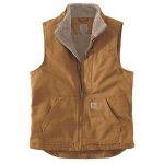 Gilet sans manches homme mock neck carhartt 104277 - marron fonc - m