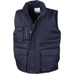 Gilet sans manches de travail matelass result bleu marine 3xl