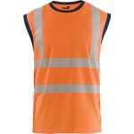 Gilet de travail sans manches haute visibilit� 3575 - orange / marine l / xl