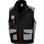 Gilet de travail sans manches multipoches result lite noir / gris m