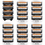 Pour gillette proglide rasierklingen 24 pi�ces nouveaux mod�les de fusion 5