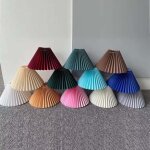 Gistuch - abat - jour, e27 abat - jour pliss� bourgogne grand abat - jour de lampe abat - jour de lampe ...
