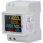 Gistuch - compteur d'�nergie monophas�, compteur d'�lectrique num�rique avec �cran lcd couleur ac 250 ...