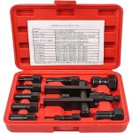 Gistuch - extracteur de roulement, 10 pi�ces ensemble d'extracteurs de roulement de moto, kit d'outils ...