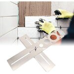 Gistuch - r�gle de mesure d'angle carrelage r�glable localisateur de trou en acier inoxydable r�gle universel ...