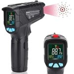 Gistuch - thermom�tre infrarouge de laser cuisine pistolet de num�rique sans contact pour la cuisson ...