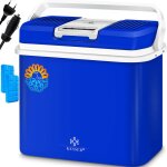 Glacire 24 litres refroidit et chauffe glacire thermo - lectrique 12 volts et 230 volts mini - rfrigrateu ...