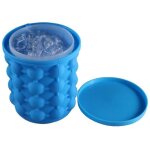 Glaciere seau a glace 40 cubes en silicone avec couvercle hermetique