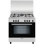 Glem gas a855ei four et cuisini�re electrique gaz noir, acier inoxydable