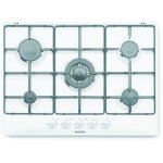 Glem gas gt755wh table de cuisson � gaz encastrable 70 cm 5 feux blanc