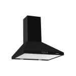 Glem hotte décorative pyramidale aspirante noir largeur 60cm débit d'air 500m3 / h Glem hotte décorative pyramidale aspirante noir largeur 60cm débit d'air 500m3 / h