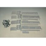 Set de glissiere de porte pour refrigerateur, congelateur zanussi 4055136008