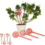 Globes d'arrosage en plastique, lot de 8, distributeur eau, plantes, 2 semaines, 250 ml, pot fleurs, ...
