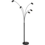 Globo - lampadaire lampadaire lampe de salon lampe d'appoint mobile � 5 lampes h 204 cm
