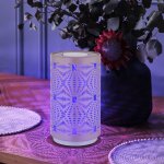 Globo lighting - lampe de table lampe d'appoint lampe de chevet batterie led rgb tactile champagne usb ...