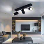 Globo lighting - plafonnier lampe de salon lampe de salle � manger lampe de chambre spot spot, m�tal ...