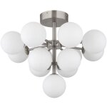 Globo - plafonnier plafonnier salon boules de verre lumineuses 13 ampoules d 56 cm