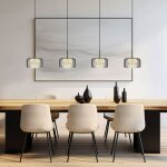 Globo - suspension - fogsy - noir - verre - grande lampe de table