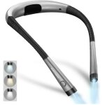 Glocusent lampe de lecture de cou rechargeable, lampe pour lecture au lit, 3 couleurs, 6 niveaux de luminosit� ...