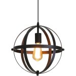 Goeco suspension lustre vintage luminaire industrielle dia. 30cm e27 �clairage pour restaurant bar salle ...